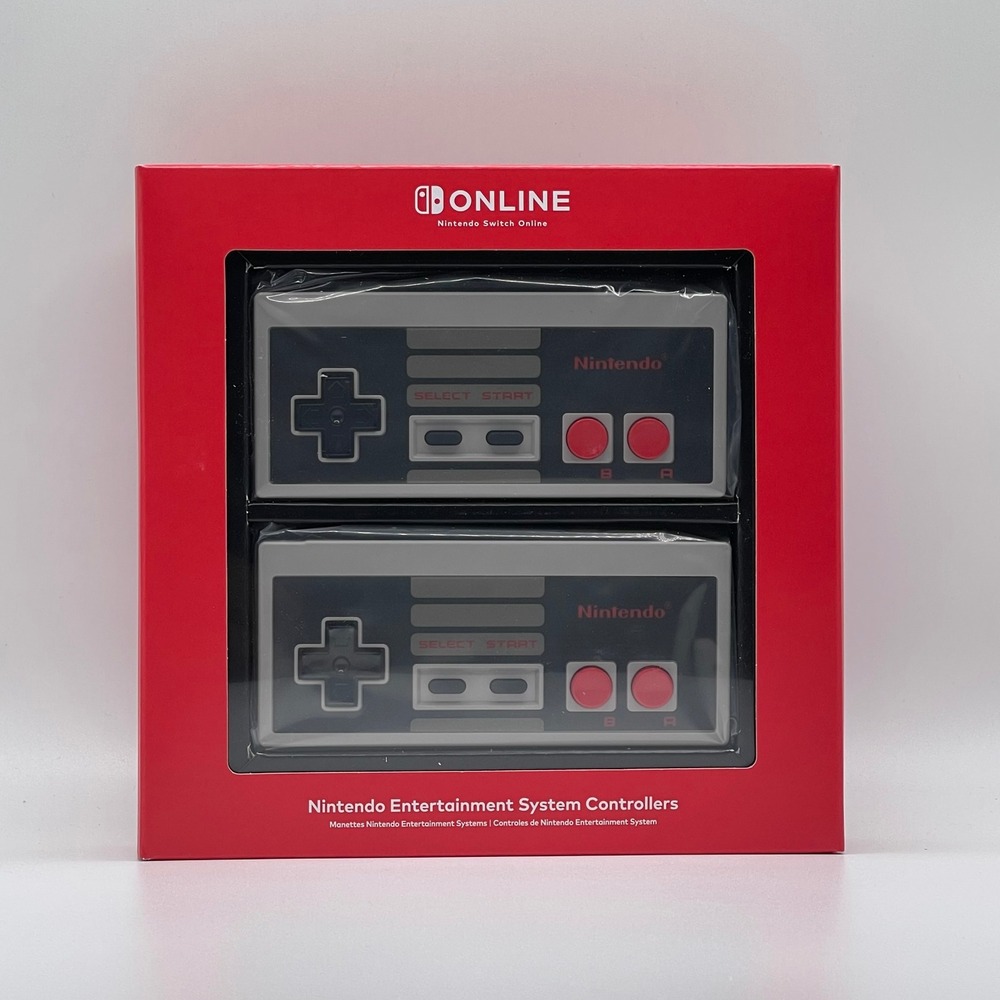 Nintendo Switch NES Entertainment System Gaming Controllers 2-Pack - New Sealed